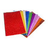 Maxbell 10Pcs Craft Foam Sheets Glitter DIY for Toys Christmas Cards Kindergarten B