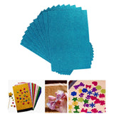 Maxbell 10Pcs Craft Foam Sheets Glitter DIY for Toys Christmas Cards Kindergarten C