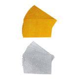 Maxbell Glitter Sponge Paper Cardstock Scrapbooking for Collages Birthday Decor Golden