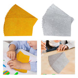 Maxbell Glitter Sponge Paper Cardstock Scrapbooking for Collages Birthday Decor Golden