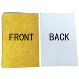Maxbell Glitter Sponge Paper Cardstock Scrapbooking for Collages Birthday Decor Golden