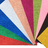 Maxbell Glitter Sponge Paper Cardstock Scrapbooking for Collages Birthday Decor Golden