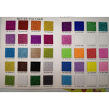 Maxbell Glitter Sponge Paper Cardstock Scrapbooking for Collages Birthday Decor Golden