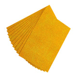 Maxbell Glitter Sponge Paper Cardstock Scrapbooking for Collages Birthday Decor Golden