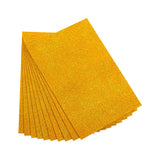 Maxbell Glitter Sponge Paper Cardstock Scrapbooking for Collages Birthday Decor Golden