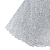 Maxbell Glitter Sponge Paper Cardstock Scrapbooking for Collages Birthday Decor Silver