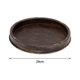 Maxbell Farmhouse Candle Holder Tray Decoration Rustic for Home Countertop Bathroom Large