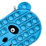 Maxbell Bubble Pencil Box with Zipper Storage for School Supplies office Blue