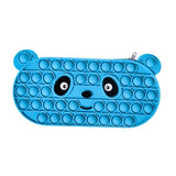 Maxbell Bubble Pencil Box with Zipper Storage for School Supplies office Blue
