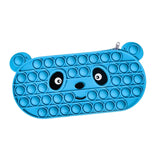 Maxbell Bubble Pencil Box with Zipper Storage for School Supplies office Blue