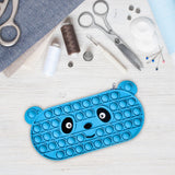 Maxbell Bubble Pencil Box with Zipper Storage for School Supplies office Blue
