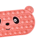 Maxbell Bubble Pencil Box with Zipper Storage for School Supplies office Pink