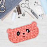 Maxbell Bubble Pencil Box with Zipper Storage for School Supplies office Pink