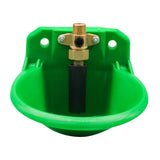 Maxbell Drinker Waterer Cup Farm Animal Feeder Drinker Livestock Drinking for Piglet Green