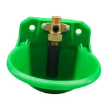 Maxbell Drinker Waterer Cup Farm Animal Feeder Drinker Livestock Drinking for Piglet Green