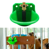 Maxbell Drinker Waterer Cup Farm Animal Feeder Drinker Livestock Drinking for Piglet Green
