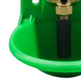 Maxbell Drinker Waterer Cup Farm Animal Feeder Drinker Livestock Drinking for Piglet Green