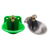 Maxbell Drinker Waterer Cup Farm Animal Feeder Drinker Livestock Drinking for Piglet Green
