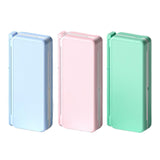 Maxbell 2in1 Book Stand Pencil Box Foldable Page Clips Table Home Textbook Blue