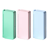 Maxbell 2in1 Book Stand Pencil Box Foldable Page Clips Table Home Textbook Blue