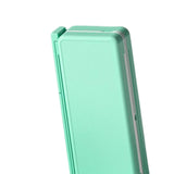 Maxbell 2in1 Book Stand Pencil Box Foldable Page Clips Table Home Textbook Green