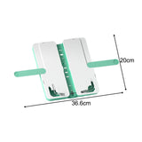 Maxbell 2in1 Book Stand Pencil Box Foldable Page Clips Table Home Textbook Green