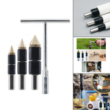 Maxbell Hot-Melt Water Stop Pins Stainless Steel for Sink Counter Plugging Washroom 3 Pieces Set