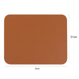 Maxbell Leather Mouse Pad Durable Desktop Gaming Mousepad Lightweight for Working Brown