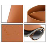 Maxbell Leather Mouse Pad Durable Desktop Gaming Mousepad Lightweight for Working Brown