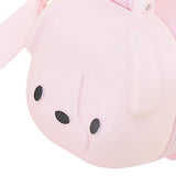 Maxbell Water Bottle 500ml with Lid and Straw Dog Shaped Creative for Outdoors Girls pink