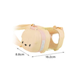 Maxbell Water Bottle 500ml with Lid and Straw Dog Shaped Creative for Outdoors Girls yellow