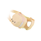 Maxbell Water Bottle 500ml with Lid and Straw Dog Shaped Creative for Outdoors Girls yellow