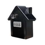 Maxbell Waterproof Lock Box Put 12Pcs Keys Storage Box for Wall Outside Emergency Black