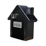 Maxbell Waterproof Lock Box Put 12Pcs Keys Storage Box for Wall Outside Emergency Black