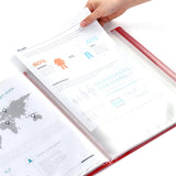Maxbell A4 Display Books Presentation Book Portable for Photos Recipes Certificates