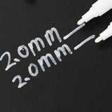Maxbell White Permanent Marker Quick Drying for Metal Bike Car Tyre Tire Ceramic