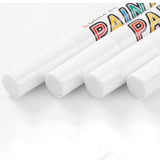 Maxbell White Permanent Marker Quick Drying for Metal Bike Car Tyre Tire Ceramic