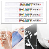 Maxbell White Permanent Marker Quick Drying for Metal Bike Car Tyre Tire Ceramic