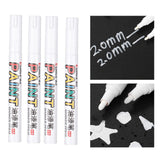 Maxbell White Permanent Marker Quick Drying for Metal Bike Car Tyre Tire Ceramic