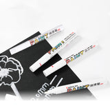 Maxbell White Permanent Marker Quick Drying for Metal Bike Car Tyre Tire Ceramic