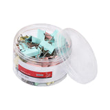 Maxbell 48 Pieces Push Pins Tacks Set Multifunctional Folding for Essay files Paper