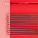 Maxbell 12x Hexagon Wood Pencils with Eraser Craft Supplies for Writing Teacher