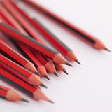 Maxbell 12x Hexagon Wood Pencils with Eraser Craft Supplies for Writing Teacher