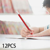 Maxbell 12x Hexagon Wood Pencils with Eraser Craft Supplies for Writing Teacher