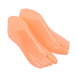 Maxbell 1 Pair Mannequin Modeling Feet for Ankle Bracelet Socks Model Display Stand Child