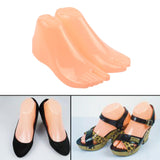 Maxbell 1 Pair Mannequin Modeling Feet for Ankle Bracelet Socks Model Display Stand Women