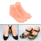 Maxbell 1 Pair Mannequin Modeling Feet for Ankle Bracelet Socks Model Display Stand Men