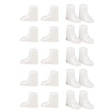 Maxbell 20 Pieces Toddler Shoes Supports Stand Holder Baby Feet Display for Socks