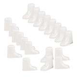 Maxbell 20 Pieces Toddler Shoes Supports Stand Holder Baby Feet Display for Socks