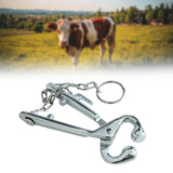 Maxbell Stainless Steel Cattle Nose Pliers Punch Plier Piercing Bull for Husbandry